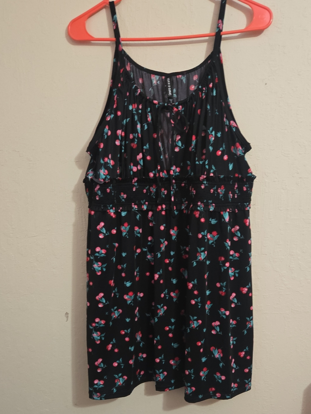 Torrid Cherry Print Keyhole Babydoll